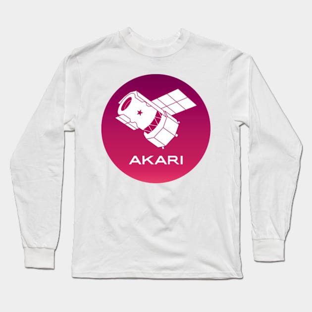 Akari Red Logo Long Sleeve T-Shirt by Spacestuffplus